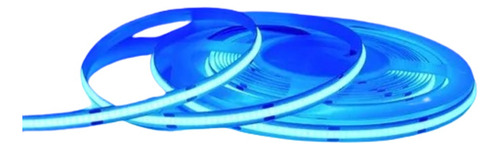 8 Fita Led Cob Azul 5mts 300 Leds/m 12v Ip20