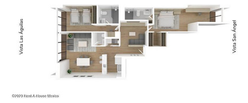 Departamento En Venta En Los Alpes Alvaro Obregón Gis 25-1290