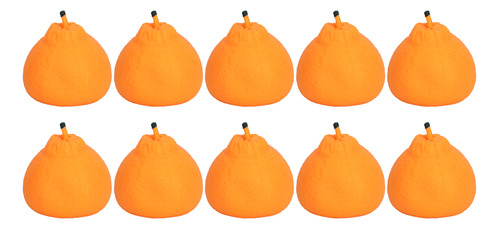Squishes Toys, 10 Unidades, Squeeze Realilike Orange Squish
