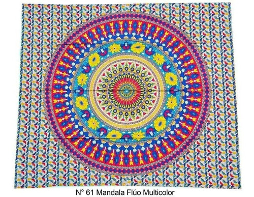 Mandala Grande Cubrecama Manta Hindu Tapiz  Deco - India -