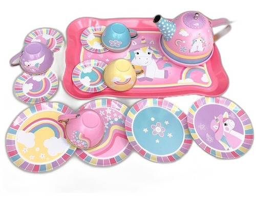 Set De Tacitas Unikawai Accesorios Juego De Té Para Niñas