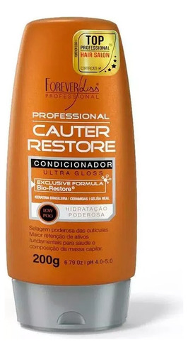 Forever Liss Condicionador Cauter Restore 200g Reconstrução