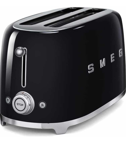 Smeg Tostador Tsf02bleu, 1500 W, Acero, Negro