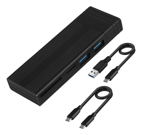 Caja M.2 Nvme Ssd Con Cable Usb C A C Mini Portátil Para