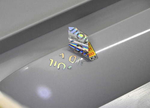 Lacre Void Holográfico Premium Personalizad 20x8mm 105un Cor