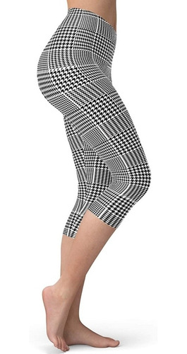 6 Pantalones Capri Leggin Cuadros Ejecutivo Deportivo Lycra