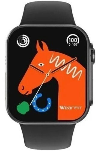 Relógio Smartwatch Watch Hw8 Ultra Series 8 Com Nfc Cor da caixa Preto Cor da pulseira Preto Desenho da pulseira Silicone