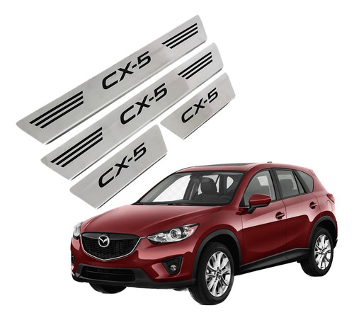 Protectores Pisapuertas Mazda Cx5 2013 Al 2017