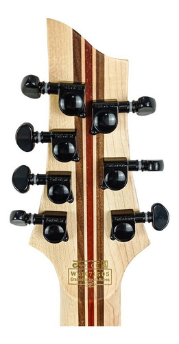 Imagen 5 de 5 de Guitarra eléctrica Schecter SLS Elite C-7 FR de arce/fresno 2018 antique fade burst con diapasón de ébano