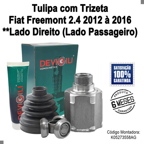 Tulipa Trizeta Freemont 2.4 2012 À 2016 Lado Direito