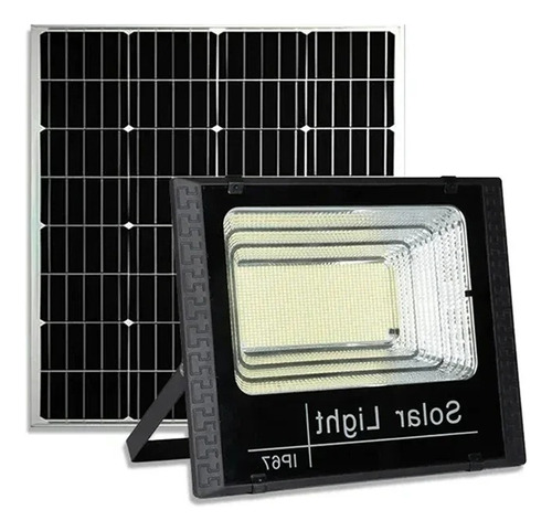 Luz Foco Lampara Led Solar Exterior  Sensor De Mov.
