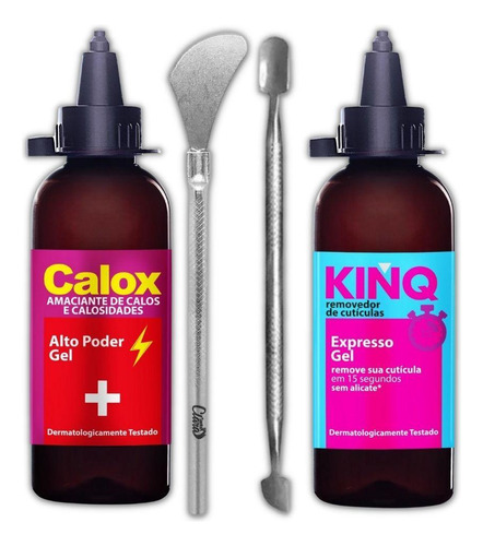 Kit Amaciante Calosidades Calox Removedor Cuticulas King