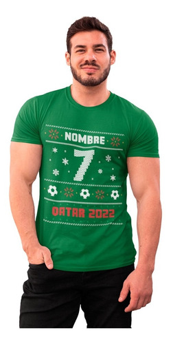 Playera Personalizada Familiar No.- Ugly Sweater -qatar 2022