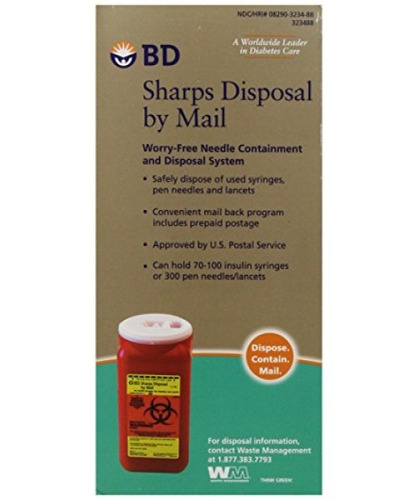 Bd Sharps Disposal By Mail Libre De Preocupaciones Elimin