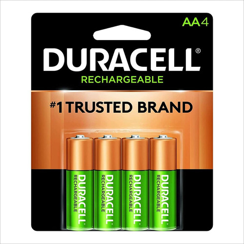 Imagen 1 de 3 de Baterías Recargables Aa Duracell X4  Unidades Nimh (pilas)