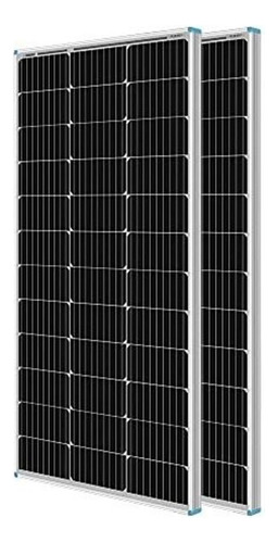 Renogy 2 Piezas De 100 Vatios De 12 Voltios De Panel Solar M