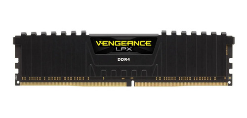 Imagen 4 de 5 de Memoria Ram Ddr4 16gb (2x8) 2400mhz Corsair Lpx Black