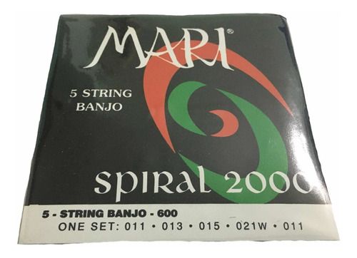 Encordado Banjo 5 Cuerdas Daniel Mari Spiral 2000 Made Usa