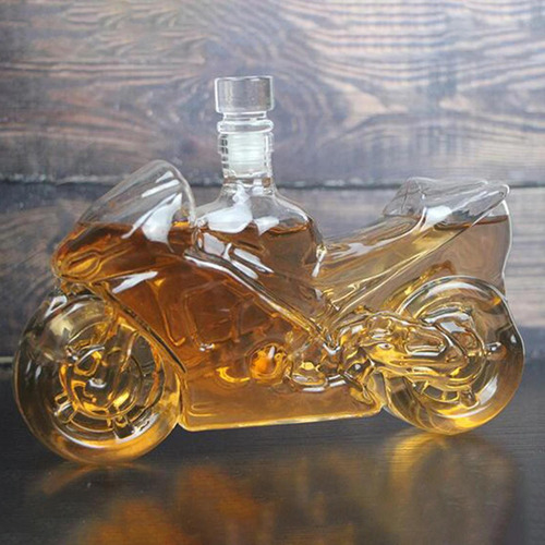 Decantadores De Licor En Forma De Motocicleta, Botella De
