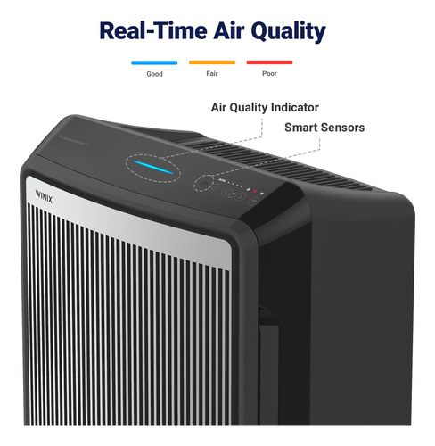 Purificador De Ar Winix 9800 True Hepa De 4 Estágios 46m² Co