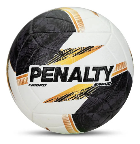 Bola de Futebol de Campo Penalty Bravo XXVI Adulto Futebol em Grama Natural Laminado Laminado PU Conforto Construção Ultra Fusion Excelente Durabilidade