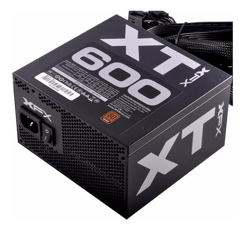 Fuente Pc Xfx Xt 600w Reales 80 Plus Bronce Fullh4rd