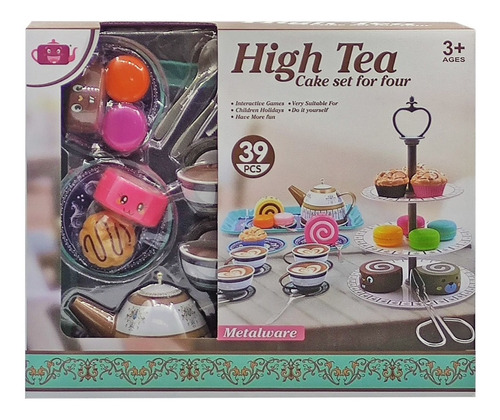 Juego De Niñas De Cocina Mod.high Tea Cake Set For Four