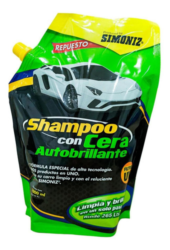 Shampoo Con Cera Autobrillante Simoniz 1000ml (sim-202619)