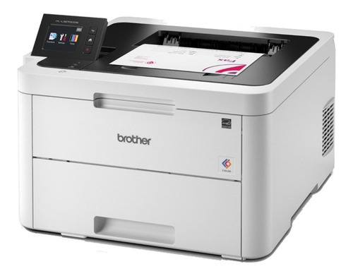 Imagen 2 de 3 de Impresora a color simple función Brother HL-L3270CDW con wifi blanca 220V - 240V