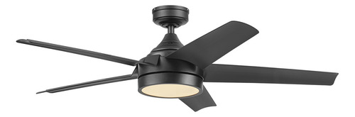 Ventilador de Techo Kriska 70135 52 Pulg Negro/mate Cinco Aspas