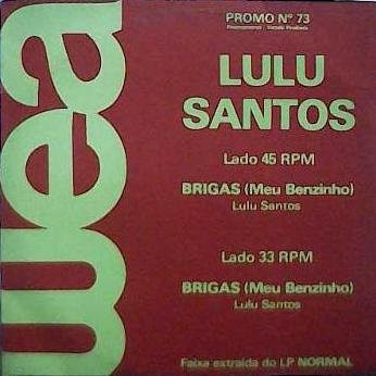 Lp Vinil Lulu Santos Brigas (meu Benzinho) Single