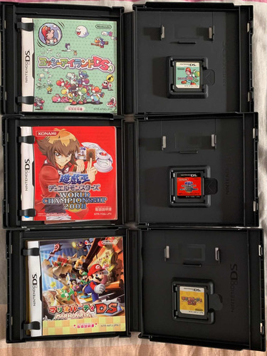 3 Jogos Ds R$ 130 - Yoshi's Island Ds, Yugioh E Mario Party