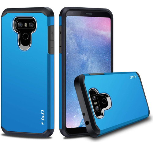 J&d Funda Compatible Para Lg G6 Lg G6 Plus, Funda Resistente Azul.