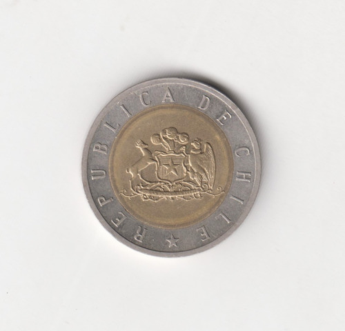 Moneda Chile Prueba Bimetálica Escudo Chileno (c85)