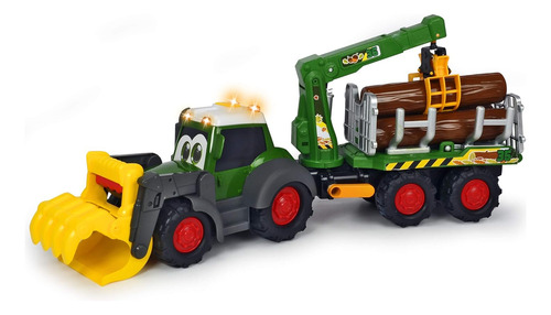Dickie Toys - Camión Y Tren Happy Fendt Forester De 25 Pulga