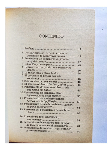Libro Seis Sombreros Para Pensar Edward Bono 151b1 (Usado)