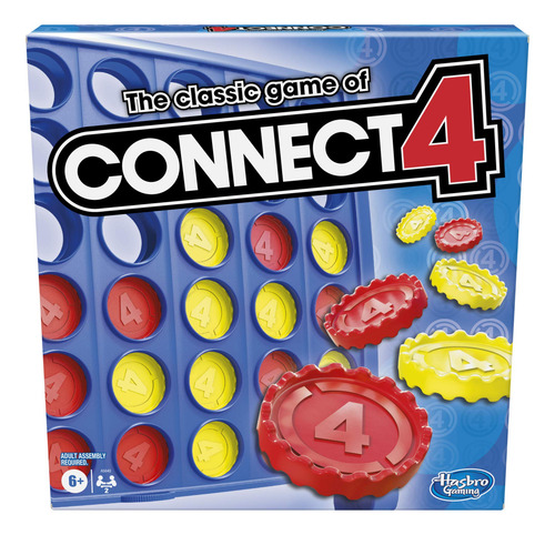 Juego De Raya Gaming Connect 4 Classic Grid Hasbro