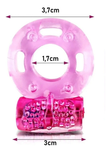 Anillo Para Pene Clítoris Con Vibración Retrasa Eyaculación