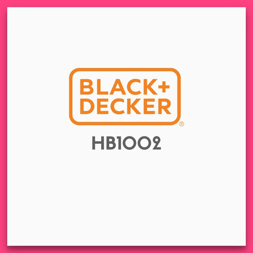 Imagen 3 de 5 de Mixer Black+Decker HB1002 blanco 220V - 240V 500W