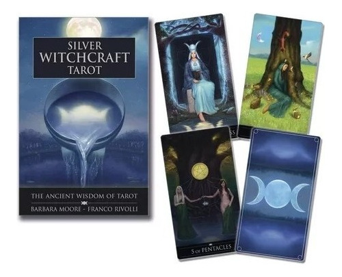 Tarot Silver Witchcraft Kit Barbara Moore Caja Grande