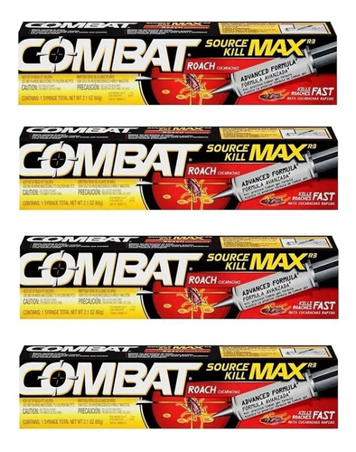 Gel Combat Max Insecticida 60g Usa