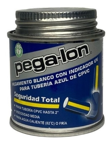 Imagen 2 de 3 de Pegalon Con Indicador Uv Para Cpvc Caja Con 8 Botes De 90 Ml