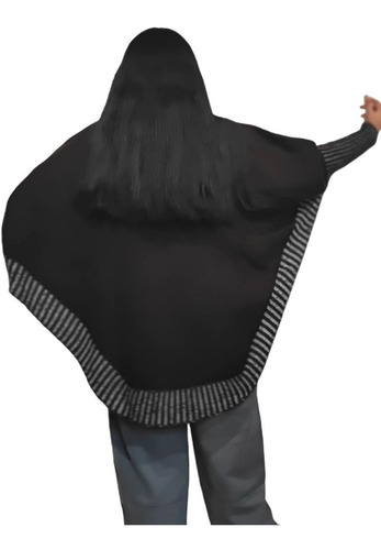 Poncho O Capa Unitalla, Cuello Redondo, Para Mujer