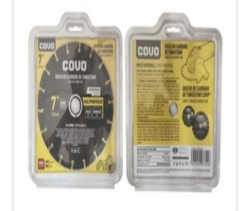 Disco De Carburo De Tungsteno 7 Pulgadas Covo
