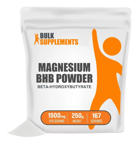 Bulk Supplements | Magnesium Beta-hb | 250g | 167 Services