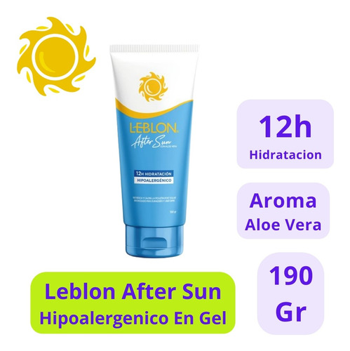 Leblon After Sun Con Aloe Vera 190gr - 1uds