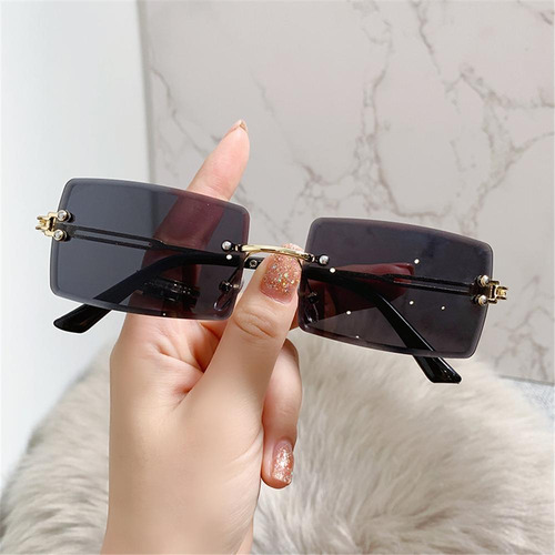 Gafas De Sol Rectangulares Gafas De Sol Vintage Para