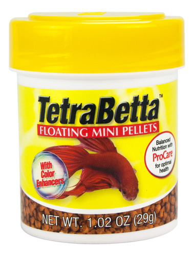 Alimento Pez Betta Bettamin Small Pellets Boosts Color 29g