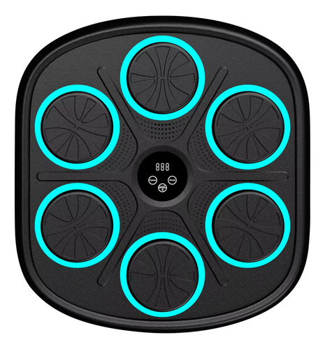 Maquina De Boxeo Musical Inteligente Con Bluetooth Y Guantes