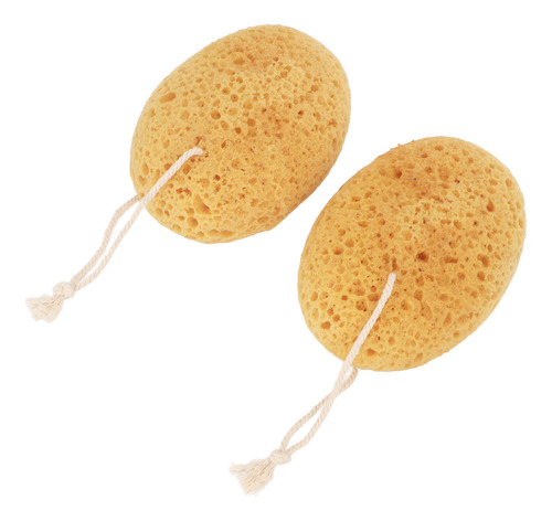 2pcs Body Scrubber Bath Exfoliating Sponge Smooth Smooth
